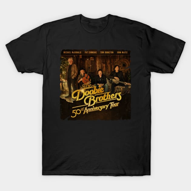 VINTAGE The Doobie Brothers T-Shirt by soogood64